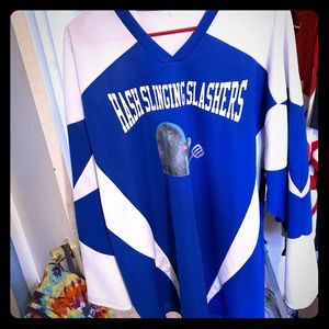 Hash slinging slashers hockey jersey